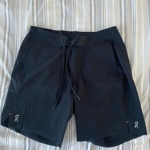 On Black Men's Hybrid Shorts